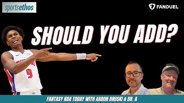 Fantasy Basketball Add or Pass?🚨 Top Waiver Wire Moves with Dr. A & Aaron Bruski | Fantasy NBA Today