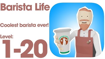 Barista Life Game All levels 1-20 Gameplay Walkthrough (iOS-Android)