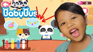 Hanni & Papi Membuat Kalung Berwarna Yang Cantik Di Baby Panda World Babybus Indonesia