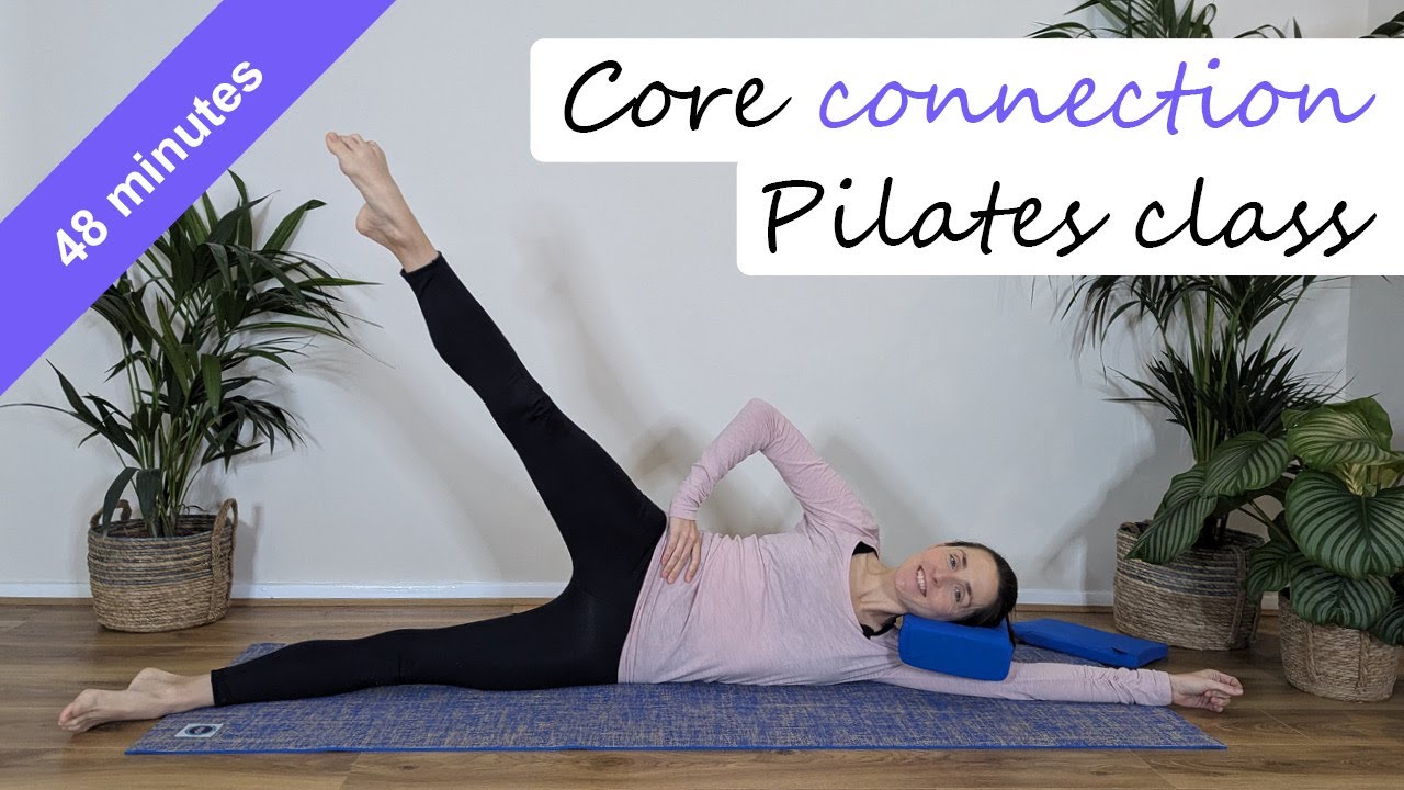Core connection Pilates class | Pilates Live - YouTube
