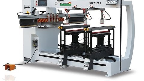 Three rows drilling machine