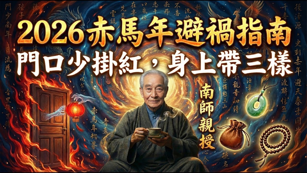 天有天時，人有人運。南師揭秘2026安穩度過之法：這不是災難，而是對「心」的篩選。