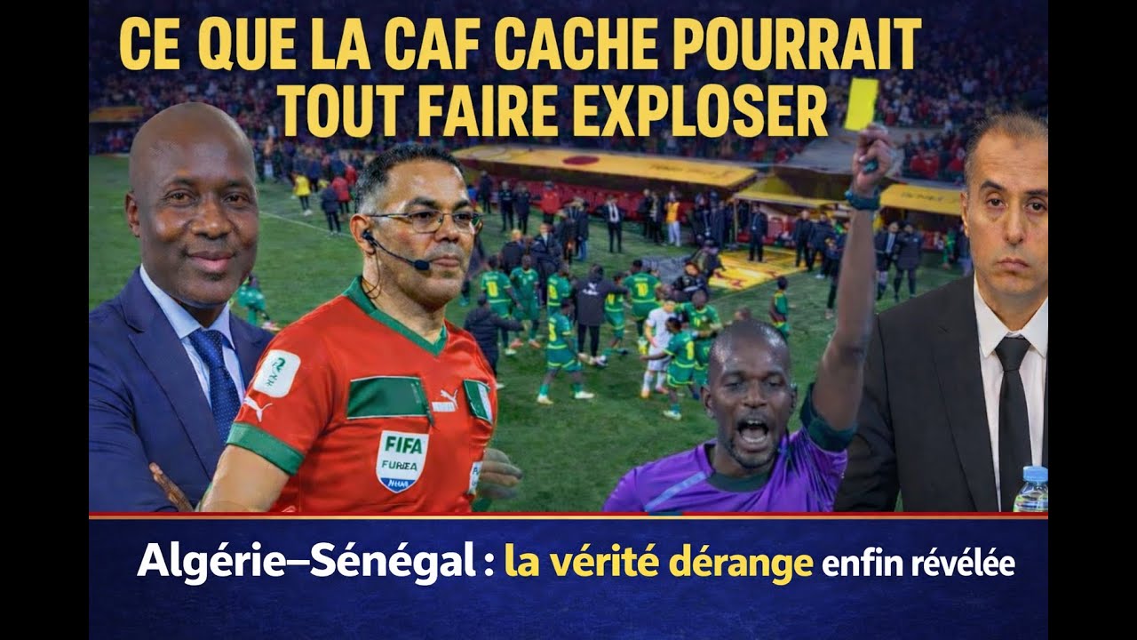 Coulisses sombres de la CAF : accusations graves et tensions Algérie–Sénégal