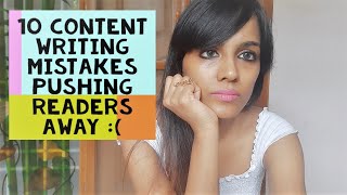 STOP making these 10 Content Writing Mistakes That Push Readers Away!