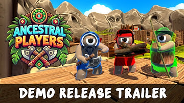 Ancestral Players - Itch.io Demo Release Trailer (Indie FPS)