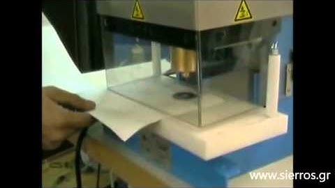 SIERROS bros Matic TALOS HF high frequency welding machine