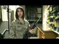 Armorer at beale afb goes over weapons procedures  m4 carbine