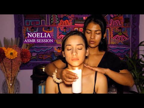 NOELIA - RELAXING ASMR SESSION / WITH GENTLE WHISTERS AND DELICATE CARESSINGS