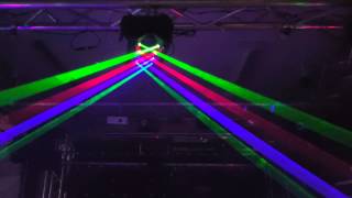 Lampu laser show panggung party Light 1w Fullcolour LS042. 