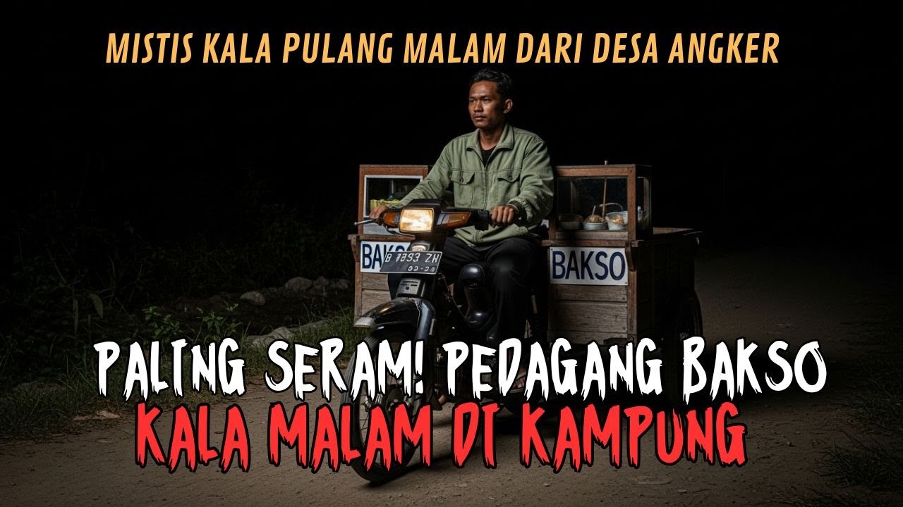 PALING SERAM! KISAH MISTIS PEDAGANG BAKSO KELILING KALA MALAM