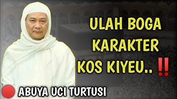 ULAH BOGA KARAKTER KOS KIYEU...!! | USAHA NAON BAE OGE MOAL MAJU | ABUYA UCI TURTUSI CILONGOK #short
