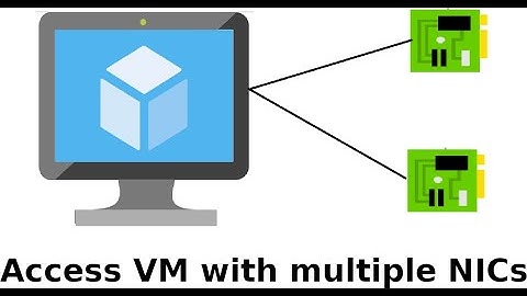 Azure VM with multiple network interface (NIC)
