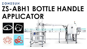 ZONESUN ZS-ABH1 Automatic Water Oil Bottle Handle Applicator Machine