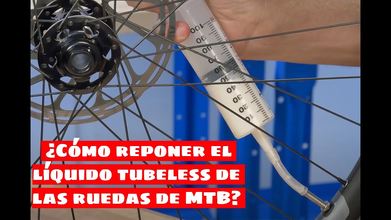 Cómo reponer el líquido tubeless ? 