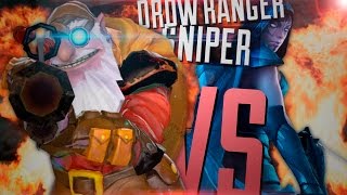 DOTA RAP BATTLE: SNIPER VS DROW RANGER