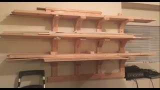 DIY Lumber Rack, Takes about an hour or two. Made from all 2 x 4 construction. Enjoy!