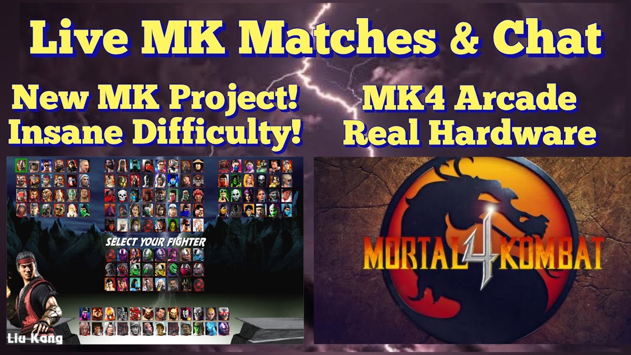 Mk Distance Project New MK Project w/INSANE Difficulty & MK4 Arcade on Real Hardware - LIVE ...