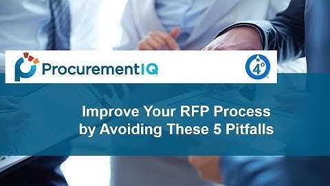 Improve Your RFP Process by Avoiding These 5 Pitfalls