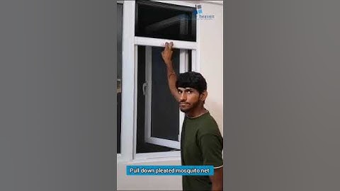 Pull down pleated mosquito net window | pull down pleated mesh | @windowheaven7490 #mesh  | mesh