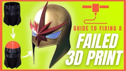 How To Save & Fix a Failed 3D Print!
