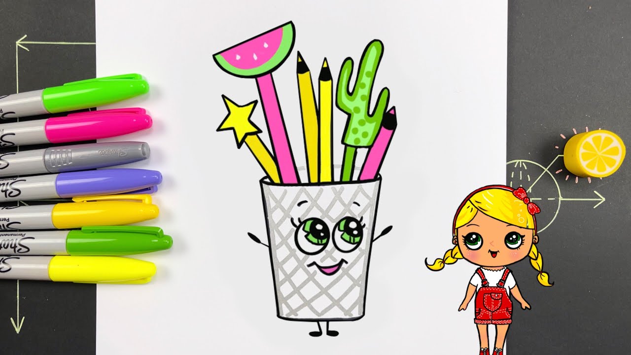 How to draw a Cup with handles