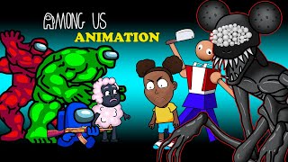 Among Us & Wooly the Sheep vs Monster Amanda  | Animated Gameplay by RYG Game Animation 6,195 views 4 months ago 1 hour, 2 minutes