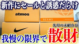 【爆買い】俺が誘惑に勝てるわけ無いだろ！！セールも新作も色々ありすぎて大散財してもーたわ【NIKE/New Balance/BEAMS/atmos/ナイキ/ニューバランス/アトモス/ビームス】