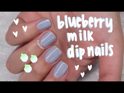 Blueberry Milk (Baby Blue) Nail Dip Powder by Nailboo