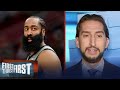 James Harden is playing lazy basketball right now — Nick on Nets' loss | NBA | FIRST THINGS FIRST