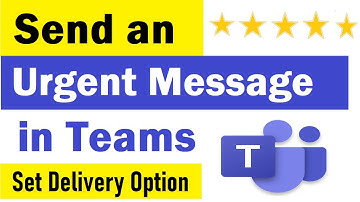 How to mark a message as Urgent in Teams | How To Send Urgent Message in Microsoft teams