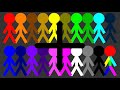Stickman RTTB Run Race ASMR In Algodoo - Algicosathlon Day 36