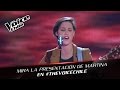 The voice chile  martina petric  one