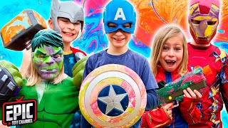 Avengers Hero Kids Hydro Dipping Custom Nerf Blasters