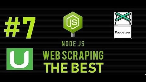 nodeJs web scraping tutorial series using Cheerio and puppeteer