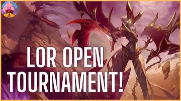 My Top 64 Run of the LoR Open Tournament!