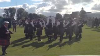 2015 world championship bagpipes at Glasgow