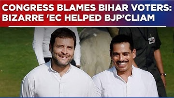 Congress Targets BJP & EC Over ‘Rigged Polls’, While Tariq Anwar Cites Internal Lapses | Watch