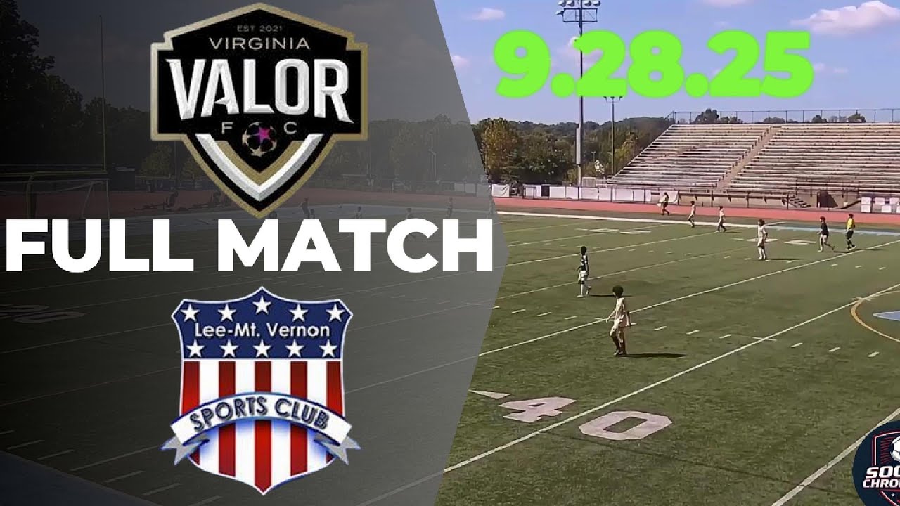 VA Valor 2012B White vs LMVS Patriots - Full Game 9.28.25