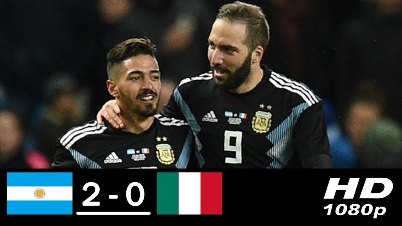 Argentina vs Italy 2-0 • All Goals and Highlights • International Friendly Match • 2018 HD - YouTube Argentina vs Italy 2-0 • All Goals and Highlights • International Friendly Match • 2018 HD - YouTube