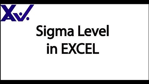 Sigma Level In Excel