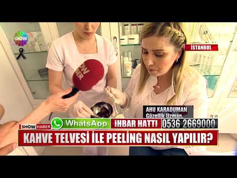 Kahve telvesi ile Peeling nasıl yapılır?