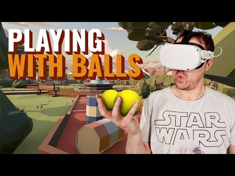 Bocce Time! Checking out this new, fun VR game with friends!