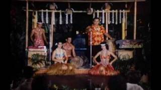 The Royal Tahitians perform The Fire Night Dance at the Pavilion - Disneyland 1962