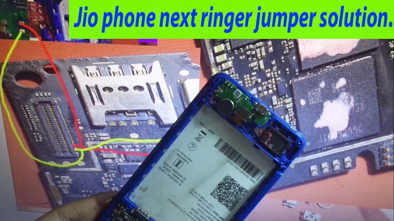 Jio phone next ringer not working jumper solution (2024)