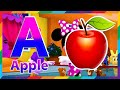 Phonics Song 2 with TWO Words in 3D - ABC Alphabet Songs A For Apple &amp; Music Sounds For Kids 1350