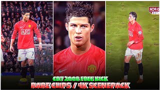 Young Cristiano Ronaldo 2008 / RARE CLIPS ● SCENEPACK 4K ( With AE CC and TOPAZ )