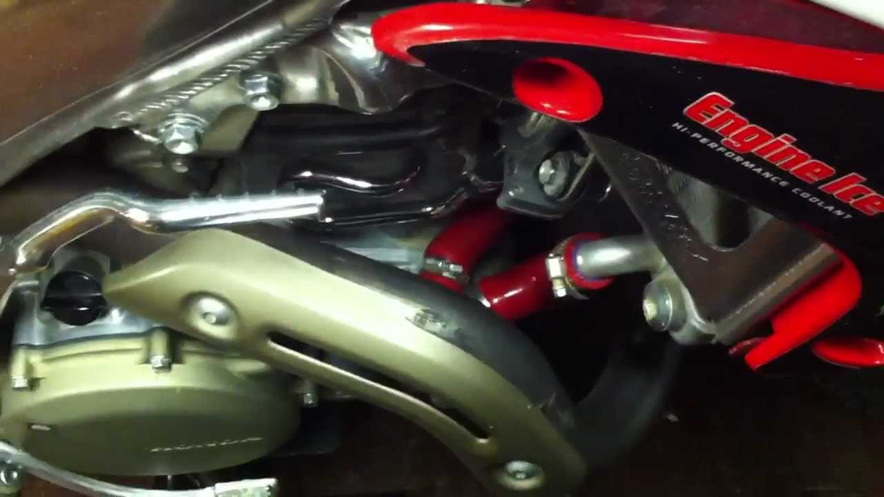 Dirt Bike Radiator Hose Kits Install YouTube