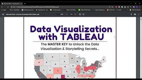 Data Visualization with Tableau - Book Review