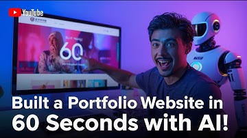 I Built a Portfolio Website in 60 Seconds Using AI!