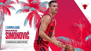 MARKO HOURS at NBA Summer League shows big offseason | Marko Simonović Highlights | Chicago Bulls